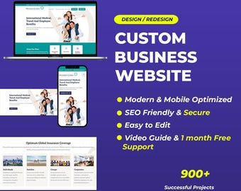 Custom Mobile-Responsive Website Design | Professional Website Development for Small Business