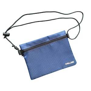 Kompakte Messenger Tasche, Sacoche Tasche, kleine blaue Schultertasche, Cross Body Bag, Reisetasche, Sacoche Tasche, Wandertasche, Outdoor Tasche, EDC Tasche