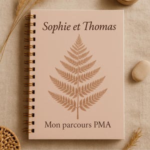 Carnet PMA + 10 cartes étapes | Journal de suivi FIV – Fertilité & Parcours PMA