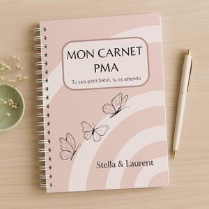 Carnet PMA + 14 cartes étapes | Journal de suivi FIV – Fertilité & Parcours PMA