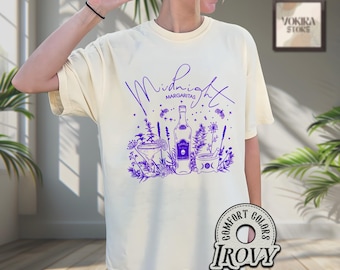 Midnight Margaritas Comfort Colors® Shirt, Tequila Shirt, Witchy Graphic Tee, Practical Magic, Spooky Season, Drinking Shirt,Halloween Gift