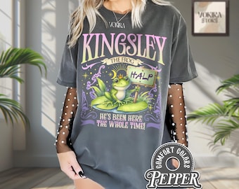 Villain Assistant Comfort Colors Shirt For Fan, Kingsley the Frog Halp T Shirt, Villain Lover Tee, Funny Gift For Romantasy Book Lover
