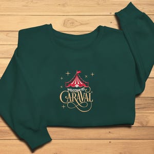 Bluza z haftem Caraval | Sweter Remember It’s Only a Game | Haftowany prezent Bookish | Gadżety dla czytelników romansów fantasy.