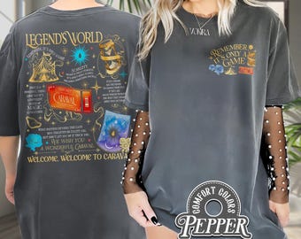 Bookish Comfort Color Shirt, erinnern, es ist nur ein Spiel Shirt, Caraval Legendary Shirt, Caraval Merch