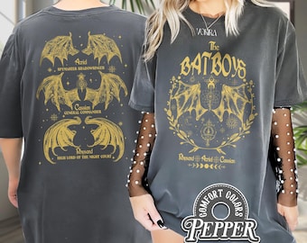 Comfort Colors The Bat Boys Double Side Shirt, Bat Boys Shirt, Cassian General Tshirt, Azriel Shirt, Rhysand Shirt