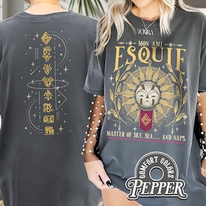 Esquie Clair Obscur Expedition 33 Comfort Colors T-Shirt - Double-Sided Game Tee - Funny Gamer Shirt - Unisex Gaming Gift -Viral Graphic Tee