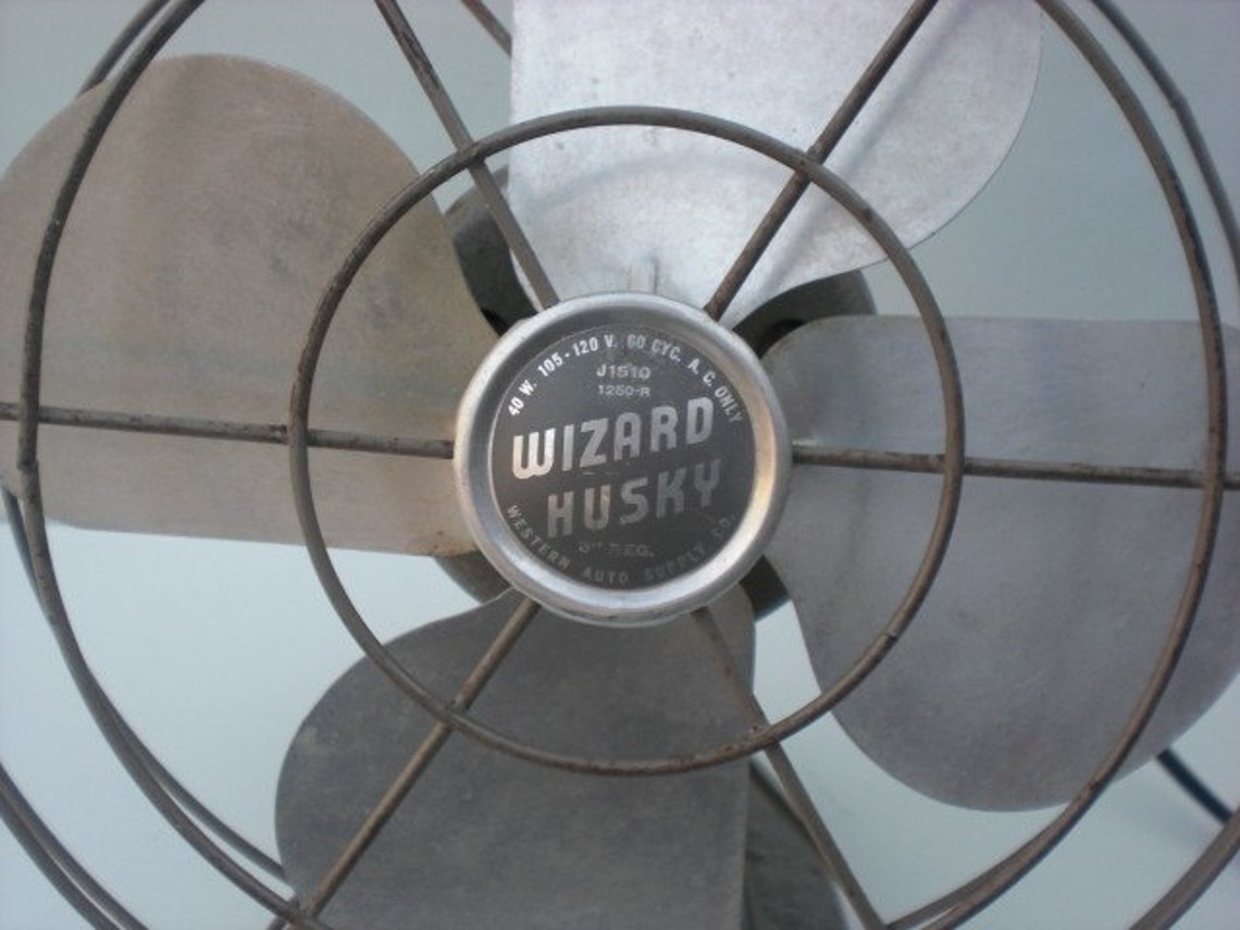 Vintage Wizard Husky Fan Etsy