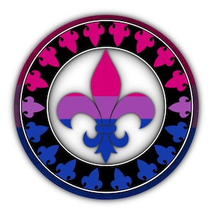 Adepta Sororitas Bi Orgullo Pegatina