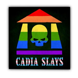 Pegatina del orgullo de Cadia