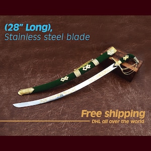 Handmade Arabian Sword: Viking Style Stainless Steel Display Sword