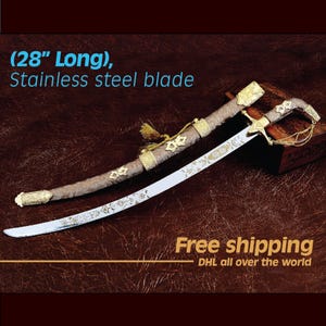 Handmade Arabian Sword: Viking Style, Decorative Historic Sword