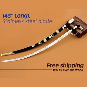 Handmade Arabian Sword: Viking Style, Stainless Steel, Velvet Sheath