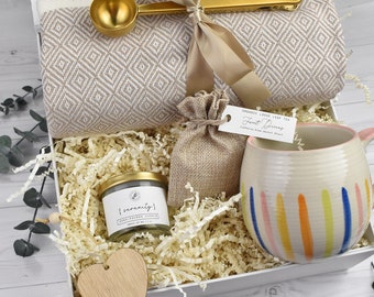 Coffret Cadeau Détente - Jeté Turc, Thé Bio & Bougie De Soja