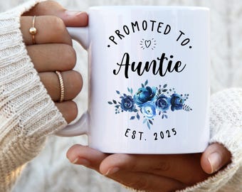 Mug nouvelle tante, faire-part de grossesse, cadeau personnalisé