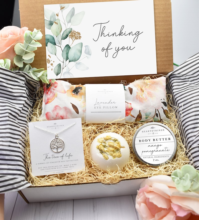 get well soon care package for women, spa gift set, thinking of you gift, friendship gift, self care gift, 30th birthday gift for women, birthday gifts for women, new mom gift ideas, pregnancy, surgery recovery, chemo, cancer care bestfriend gift