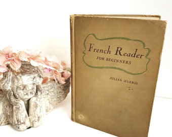 Vintage French Reader for Beginners Book