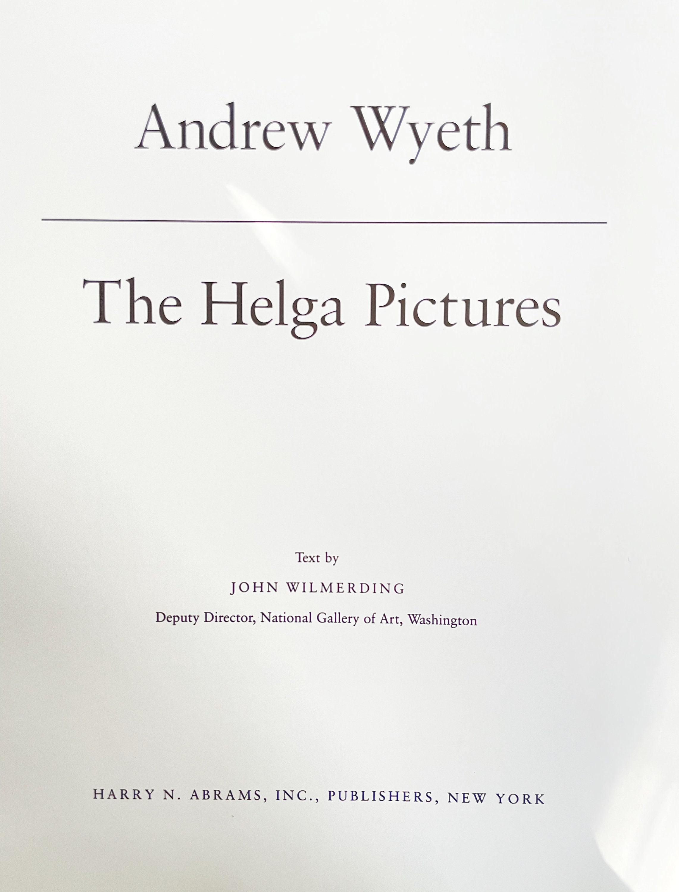 Andrew Wyeth Book - “the Helga Paintings” First Edition - Etsy