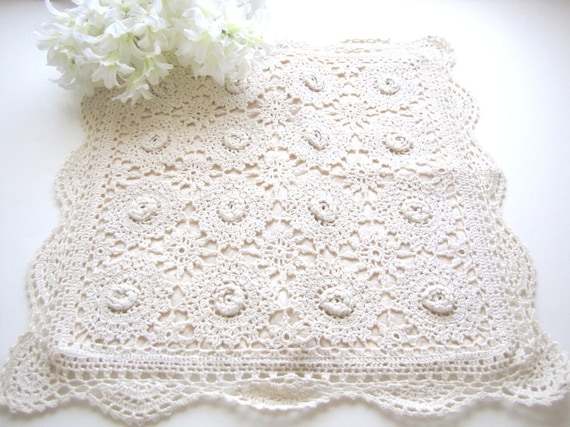 Lingerie Bag Vintage Crochet