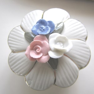 Porcelain Trinket Box Vintage