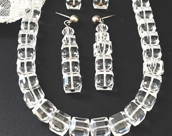 Swarovski Crystal Necklace and Earring Set