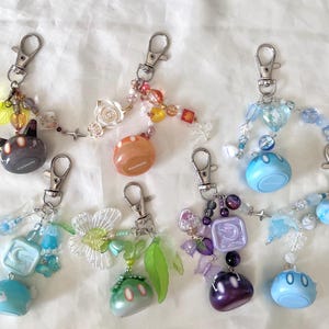 Chaveiro de contas de slime do elemento Genshin Impact