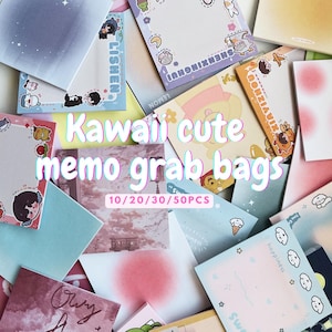 Bolsas sorpresa de notas adhesivas/memorias Kawaii Cute