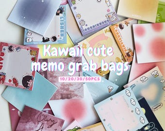Bolsas sorpresa de blocs de notas Kawaii - Papelería, scrapbooking, journaling - 10/20/30/50 unidades
