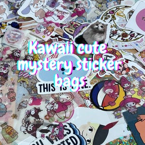 kawaii cute assorted journaling scrapbooking mystery sticker bags