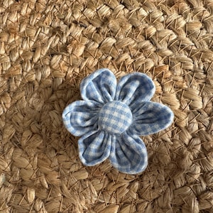 Dog Collar Flower | Detachable | Gingham