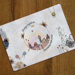 Carte postale « L'amitié ne finit jamais »