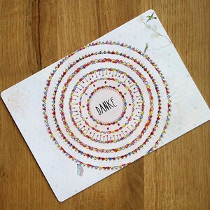 Carte postale « Merci »