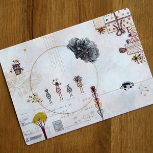 Carte postale "Famille"