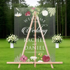 Wildflowers Wedding Sign, Floral Wedding Welcome Sign, Wildflower Welcome To Wedding Sign, Wild Flowers Wedding Decorations Love in Bloom