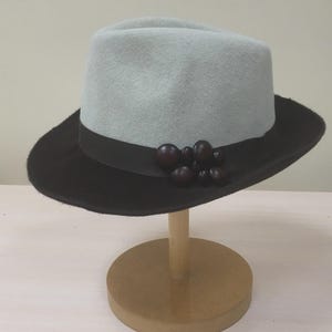 Felt trilby hat,  women felt trilby, classic trilby design, short brim fedora, trilby hat for women, rancher trilby,