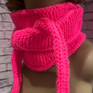 Bufanda básica de punto de lana acrílica, bufanda pequeña de estilo elegante, bufanda estilo Sophie