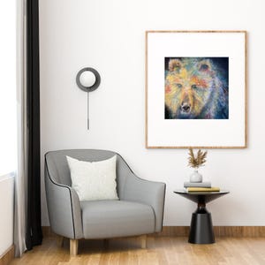 Bear Spirit Animal Print: Nordic Wall Art (A4 Digital Download