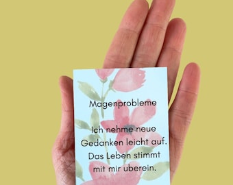 50 Metaphysische Affirmationskarten | Heilende Gedankenmuster | Selbstliebe & Achtsamkeit | Sofortiger PDF-Download