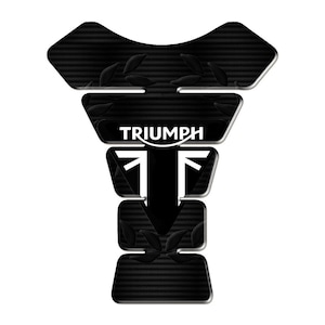 Custom Tank Pad Premium Desighn Resin Gel 3D Stickers | Universal Tank Protector Compatible with Truimph Motorcycles