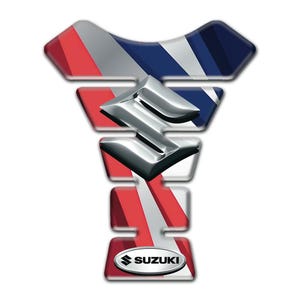 Tank Pad Resin Gel 3D Stickers Universal Tank Protection Compatible with SUZUKI Motorcycles (PK008)