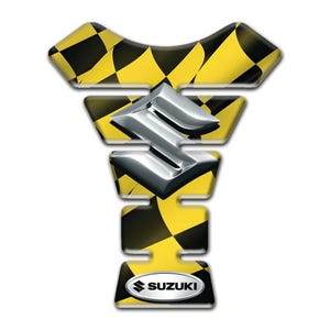 Tank Pad Resin Gel 3D Stickers Universal Tank Protection Compatible with SUZUKI Motorcycles (PK008)