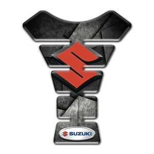 Tank Pad Resin Gel 3D Stickers Universal Tank Protection Compatible with SUZUKI Motorcycles (PK008)