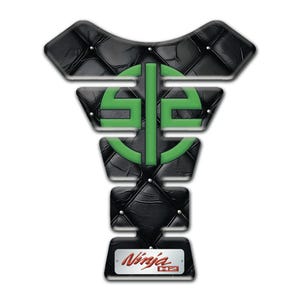 Tank Pad Resin Gel 3D Stickers Universal Tank Protection Compatible with KAWASAKI Motorcycles (PK012)