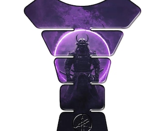 Samurai Motorcycle Tank Pad: 3D Resin Gel Protector, Universal Fit Bike accessories