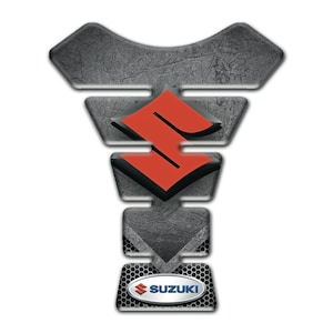 Tank Pad Resin Gel 3D Stickers Universal Tank Protection Compatible with SUZUKI Motorcycles (PK008)