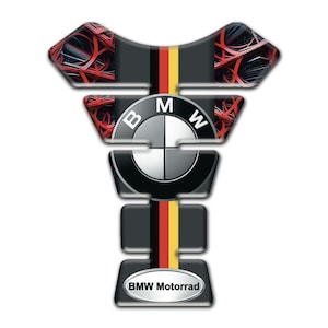 Tank Pad Resin Gel 3D Stickers Universal Tank Protection Compatible with BMW Motorcycles (PB002)