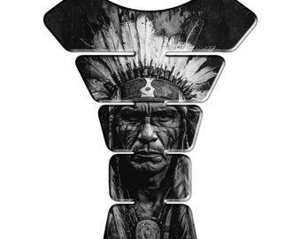 Indian Motorcycle Tank Pad: Resin Coated Funny Money Graphic - Universal Fit