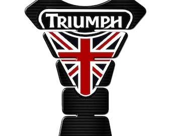3D Resin Gel Tank Pad: Universal Triumph Motorcycle Protector