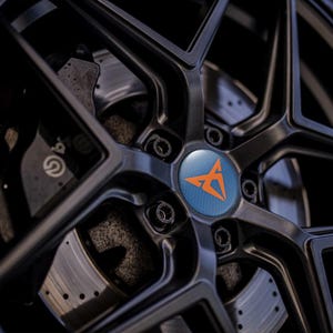 Cupra Wheel Center Caps Replaciment Resin Dome Emblems Multi Size set of 4