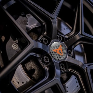 Seat Cupra Wheel Center Cap Sticker 3D Doomed Badge | Waterproof, UV Resistant (30-120mm)