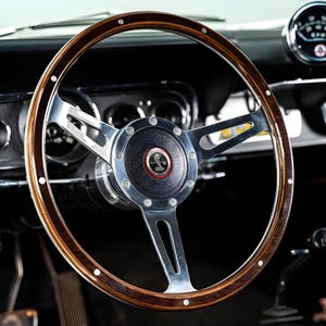 Shelby Cobra Steeringwheel Center Cap Stickers | Heritage Resin Custom Made Decals Set of 4